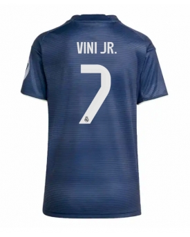 Billige Fotballdrakt Real Madrid Vinicius Junior #7 Replika Bortedrakt Dame 2025-26 Kortermet Billige Fotballdrakt Real Madrid Vinicius Junior #7 Replika Bortedrakt Dame 2025-26 Kortermet